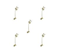 Lot de 5 pinces à musique pour trompette - Portable - Pour instruments à vent - Saxophone - Pinces transparentes