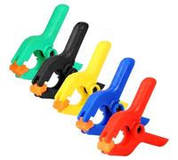 Lot de 5 pinces à ressort de 5 cm - Petites pinces à ressort - Pour photographie, photographie, artisanat, travail du bois, bricolage, etc - 5 couleurs