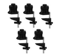 Lot de 5 pinces de bureau de rechange pour lampe de lecture à bras oscillant et microphone rechargeable par USB