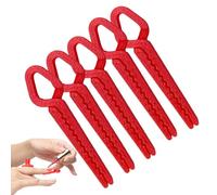 Lot de 5 pinces de protection pour vernis à ongles - Impression 3D - Réutilisables - Anti-fuite - Pour la maison, les voyages, les fêtes, la vie quotidienne