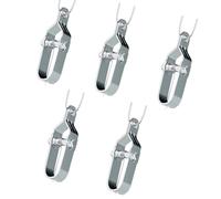 Lot de 5 pinces de serrage pour la gestion agricole et les tâches de construction fabriquées à partir d'un tendeur de fil d'acier robuste