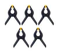 Lot de 5 pinces de studio photo pour arrière-plan et travaux manuels - Légères - Type A - Clip antidérapant - Pince de fixation flexible