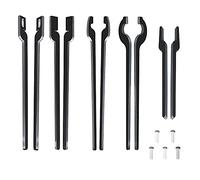 Lot de 5 Pinces Rapides à Faire Soi-Même - Ensemble de Types Variés Avec Rivets, Plates, à Mâchoires Fendues, à Défilement et à Boulon