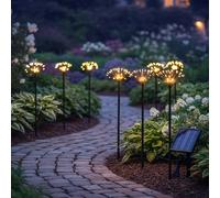 Lot de 5 piques solaires à piquer noir yogy pick