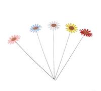 Lot de 5 piquets de fleurs décoratifs pour jardins, parterres de fleurs, pots de terrasse, boîtes à battants et vases intérieurs ou classes