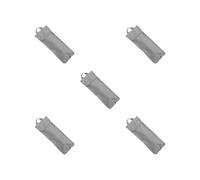 Lot de 5 piquets de tente, sac de rangement pratique pour cordes à linge, randonnée, outils multifonctions gris, 30 cm