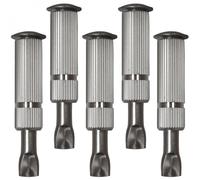 Linxor - Lot de 5 pitons Douilles escamotables en INOX Ø 12 mm