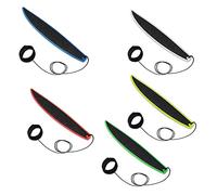 Lot de 5 planches de surf mini, jouets créatifs portables bleu, vert, jaune, rouge, blanc