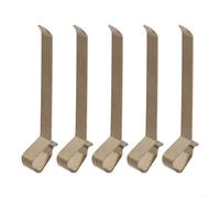 Lot de 5 plaques à ressort en métal pour plaques de chasse d'eau Geberit, compatibles avec modèles 127.000, 130.000, 140.300, or 38 x 5 mm, ressorts de rechange pour réservoirs cachés et exposés