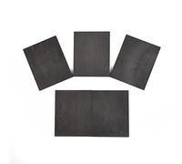 Lot de 5 plaques de graphite 150 x 100 mm - Feuilles de graphite de carbone durables for électrolyse EDM, kit d'anodes(Thick2mm)