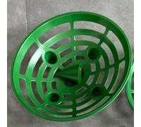 Lot de 5 plateaux de support de fruits en plastique vert pour pastèque, melon, citrouille, courge, support de levage pour plantes de jardin, 23 x 20 x 11,5 cm (vert encre)