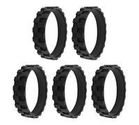 Lot de 5 pneus pour aspirateur robot, pièces de rechange pour robots, aspirateur de sol, roues de robot, pneus de rechange pour aspirateur, kit de brosses à rouleaux, roues de rechange pour aspirateur