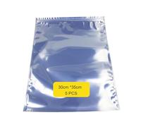 Lot de 5 pochettes antistatiques de grande taille pour carte mère, disque dur, disque dur M.2 NVME X-RAY et GPU et appareil électronique, 30 cm x 35 cm