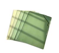 Lot de 5 pochettes de protection transparentes en polypropylène pour dossiers, documents, organiseurs d'entreprise
