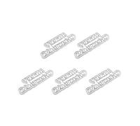 Lot de 5 pochoirs de gaufrage en métal de Noël, cloches de Noël, pochoirs de découpe pour albums, cartes, décorations