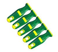 Lot de 5 poignées de limes demi-rondes en métal avec trou rectangulaire pour perceuse manuelle de 15,2 cm, 20,3 cm, 25,4 cm, 30,5 cm, 35,6 cm, 40,6 cm, 45,7 cm