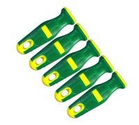 Lot de 5 poignées de limes demi-rondes en métal avec trou rectangulaire pour perceuse manuelle de 15,2 cm, 20,3 cm, 25,4 cm, 30,5 cm, 35,6 cm, 40,6 cm, 45,7 cm