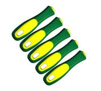 Lot de 5 poignées de limes demi-rondes en métal avec trou rectangulaire pour perceuse manuelle de 15,2 cm, 20,3 cm, 25,4 cm, 30,5 cm, 35,6 cm, 40,6 cm, 45,7 cm