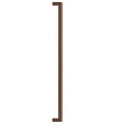 Lot de 5 poignées de meuble en acier inoxydable bronze - Distance de 480 mm - Pour armoire, commode, cuisine, salle de bain, salon - Avec vis découpables, design vintage rustique