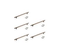 Emuca Poignée pour meuble Riad entraxe 192 mm L 232 mm Bronze/Aluminium Lot de 5