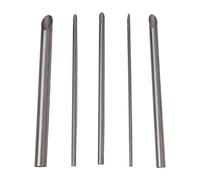 Lot de 5 poinçons à poterie en acier pour modelage céramique