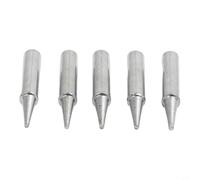 Lot de 5 pointes de fer à souder 900M-T en cuivre pur pour réparation électronique à pointe fine en alliage d'argent (900M-T-B)
