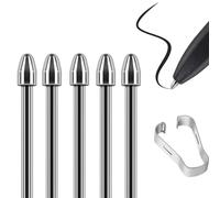 Lot de 5 pointes de rechange en métal pour Samsung Galaxy S24 Ultra S23 Ultra Note10 Note 20 Tips, Tab S9 Tab S8 Tab S7 S7FE Tab S6 Tab S6 Lite Touch Stylus S Pen Tips