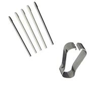 Lot de 5 pointes de stylet tactiles de rechange pour Samsung Galaxy S7/S7 Plus EJ-PT870 Blanc + 2 gris