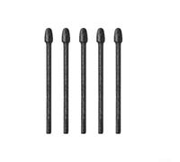 Lot de 5 pointes de stylo standard pour Wacom Pro Pen 2 - Pointes de feutre remplaçables pour artistes - Travail précis - Noir et gris (5 noirs + 1 clip)