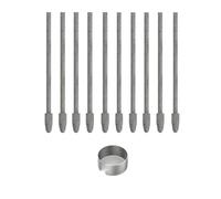 Lot de 5 pointes de stylo texturées PW517 PW110 pour KD200 Outils d'art numérique Anti-fatigue Poignée Accessoires plumes en feutre pour tablettes