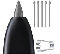 Lot de 5 pointes souples de rechange compatibles avec Galaxy S24 Ultra S [0,7 mm] [capteur de pression 4096] Galaxy S24U (S24 gris x 5)