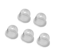 Lot de 5 poires d'amorçage de carburateur de Rechange for tronçonneuse et débroussailleuse. Poire d'amorçage Transparente à Bulles d'huile.