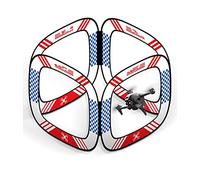 Lot de 5 portails de course d'obstacles de course FPV compatibles avec DJI Avata 2/Avata Drone Évitement d'obstacles Kit de drone de course à faire soi-même Accessoires de piste d'entraînement