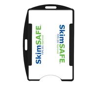 Lot de 5 porte-badges d'identification bloquant les RFID (peut contenir 2 cartes) - Approuvé par SkimSafe FIPS 201 - Bloque les signaux radio 13,56 MHz - Noir