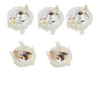 Lot de 5 porte-balais de charbon pour moteurs de perceuse électrique - Compatible avec les moteurs RS775, RS750, RS755 CC (12-24 V, type à commutation de brosse), carbone+métal+plastique