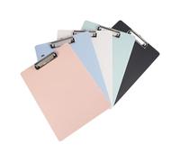 Lot de 5 porte-blocs de taille standard avec crochet de suspension réactible, 30,5 x 21,8 cm, tableau d'écriture de conférence pour fournitures scolaires de bureau multifonctionnel