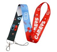 Lot de 5 porte-cartes d'identité tendance en forme d'avocats mauvais yeux avec cordon tour de cou pour arte d'identité, laissez-passer, téléphone, porte-badge USB, corde à suspendre (B)