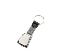 Lot de 5 porte-clés ceinture sécurité, mini détachables, boucle, pendentif for sac cadeau d'avion Pour Clés(1.5CM Silver)