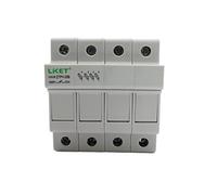 Lot de 5 porte-fusibles solaires parallèles 4P 1000 V DC avec fusible interchangeable en ligne Base de fusible 10 x 38 mm for la protection du système solaire Câblage de protection (Size : 25A)