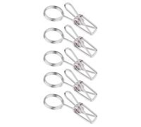 Lot de 5 porte-photos en métal à double tête avec support professionnel pour l'organisation du bureau Nom haute performance