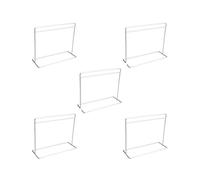 Lot de 5 porte-vêtements pour maison de poupée, accessoires de salon, porte-vêtements à suspendre - Argenté - 15 x 12 cm