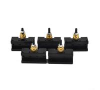 Lot de 5 poteaux à changement rapide pour mini tour de 10,2 à 5,1 cm, support de tournage de fraisage, haute stabilité et remplacement rapide d'outil pour machinistes CNC