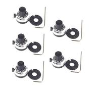 Lot de 5 potentiomètres multi-tours 3590S 10 K 20 K 50 K 100 K (bouton d'échelle)
