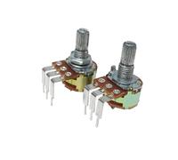 Lot de 5 potentiomètres simples WH148 avec interrupteur 15 mm B5K B10K B50K B100K B500K for amplificateur audio 5k 10k 100k 50k 500k(50K Ohm)