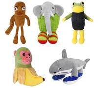 Lot de 5 poupées italiennes Tralero Tralala en peluche douce pour collectionneurs, décoration esthétique et idées cadeaux amusantes