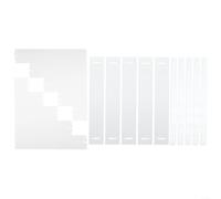 Lot de 5 présentoirs en acrylique transparent pour figurines, cupcakes, cosmétiques et objets de collection, comptoir de fête à la maison (cinq étages)
