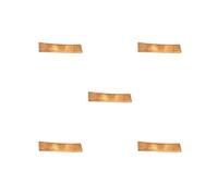 Lot de 5 presses à frettes en laiton durable pour guitare - 30,5 cm - Doré