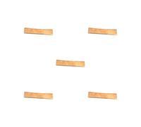 Lot de 5 presses à frettes en laiton durable pour guitare - 38,1 cm - Doré