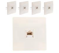Lot de 5 prises téléphone RJ45 encastrables Diwone - Zenitech