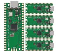 Lot de 5 processeurs RP2040 Dual-Core Cortex M0+ pour Raspberry Pi Pico Carte de développement Flash 2 Mo Prend en charge les interfaces C/C++/Python SPI/I2C/UART